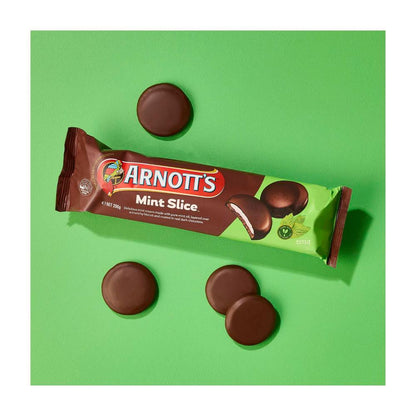 Arnott's Chocolate Biscuits Mint Slice - 200g