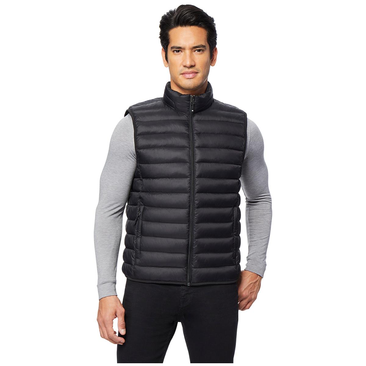 32 Degrees Men's Packable Vest Black