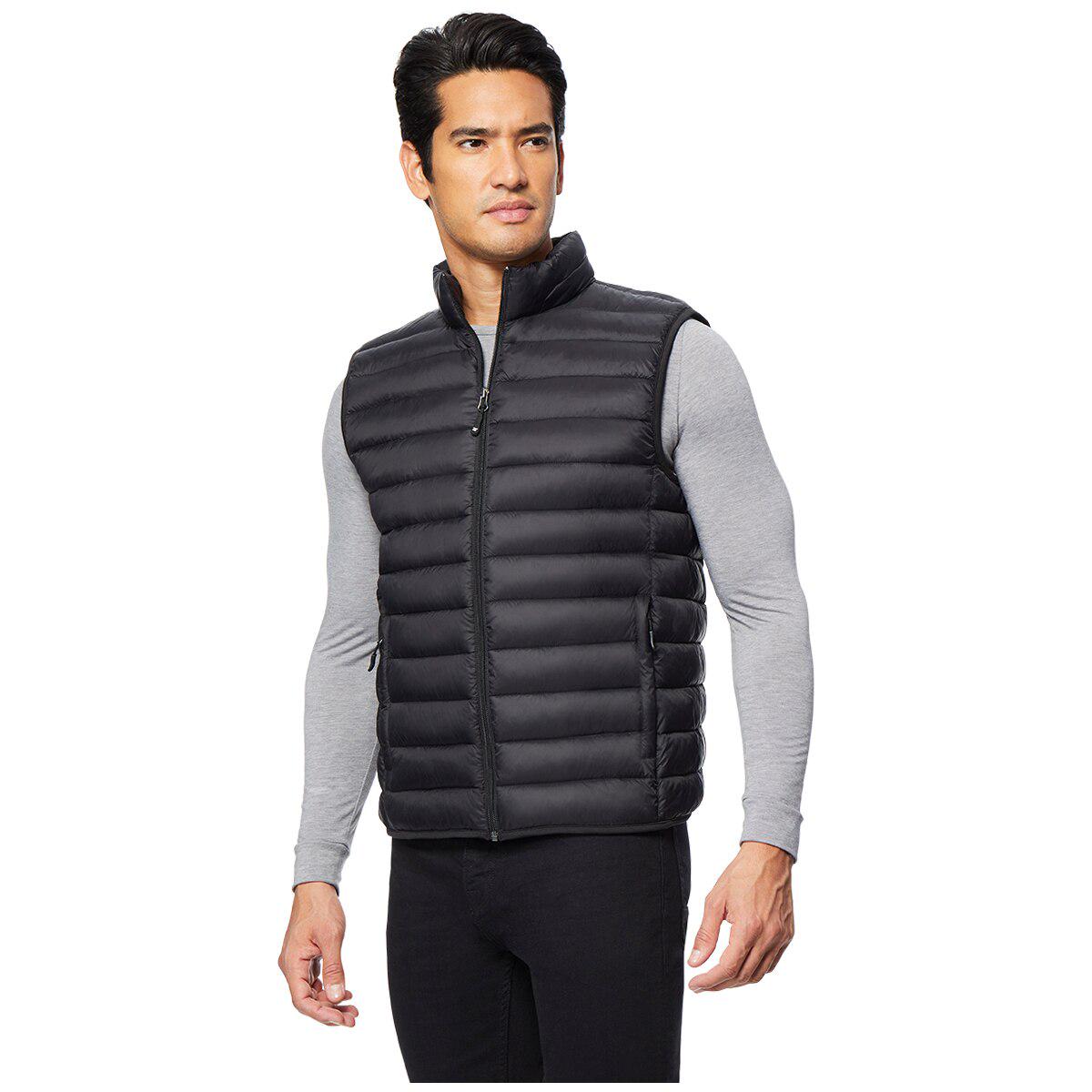 32 Degrees Men's Packable Vest Black