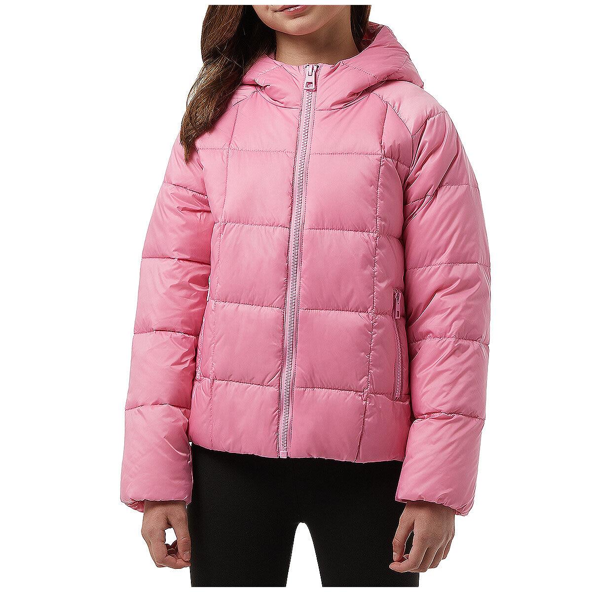 32 Degrees Youth Puffer Jacket Rose