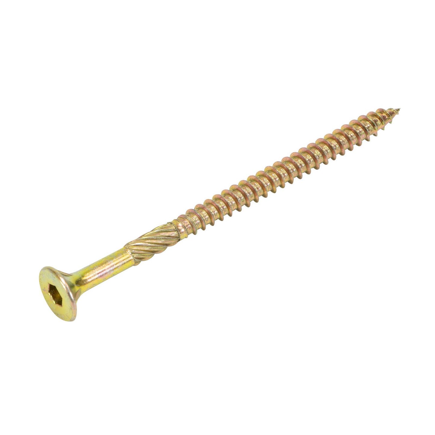 Titan Timber Bugle Batten Screw - 14g x 100mm - Zinc Gold - 100 Pack