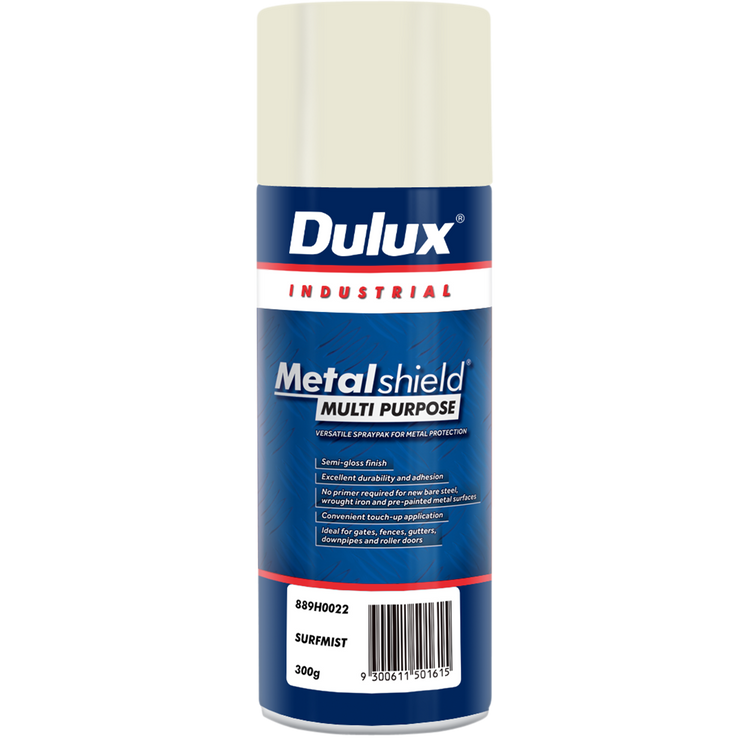 Dulux 300g Metalshield Multipurpose Spray Paint Surf Mist
