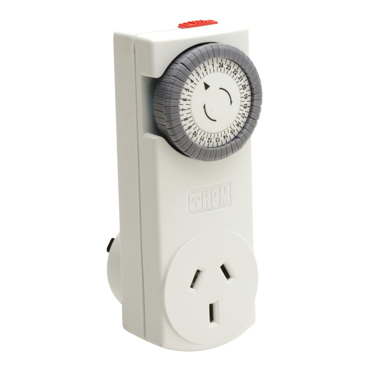 HPM Slimline 24hr Analogue Timer - 10A Plastic - Energy Efficient
