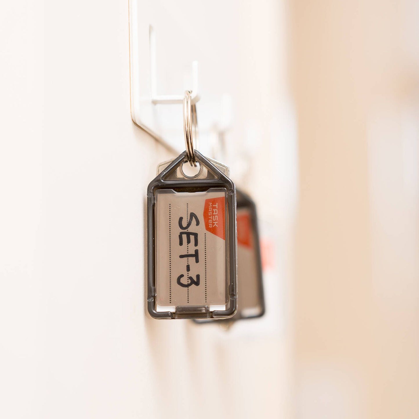 Taskmaster Black Key Tags - 56 x 29 x 6mm - 50 Pack