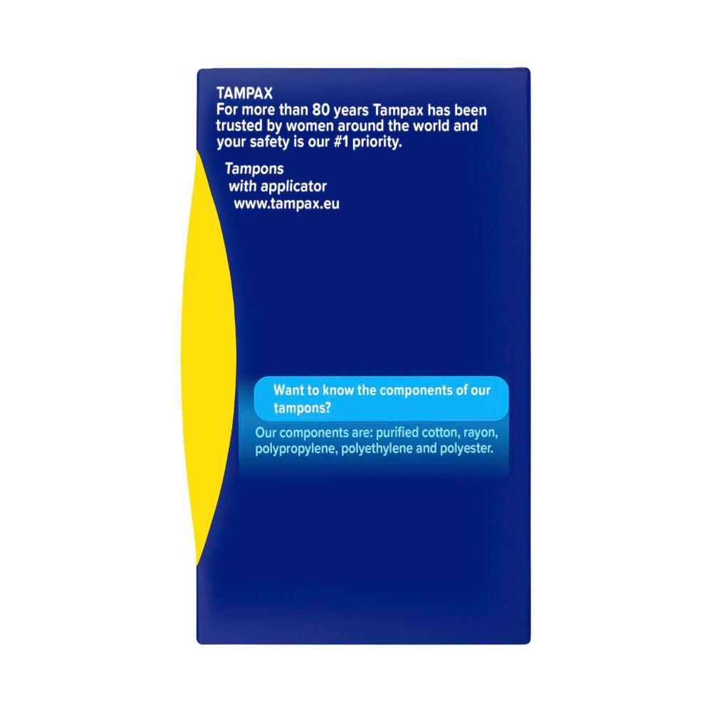 Tampax Pearl Compak Mini Applicator Tampons - 18 Pack