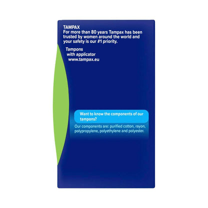 Tampax Pearl Compak Regular Applicator Tampons - 18 Pack
