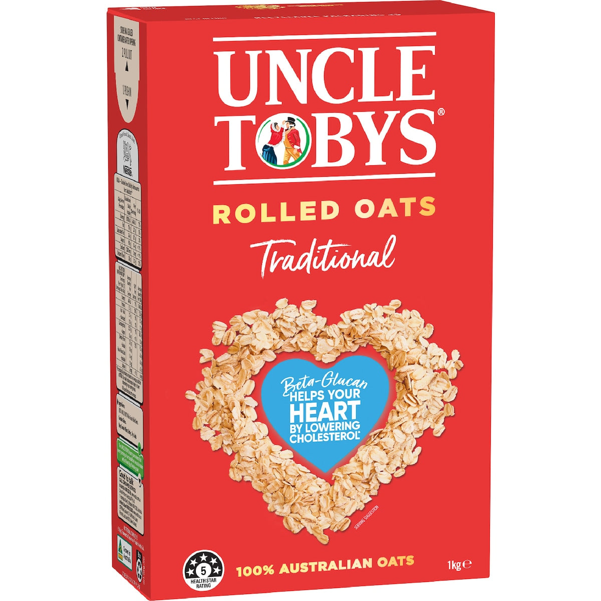 Uncle Tobys Rolled Oats Traditional Porridge 1kg