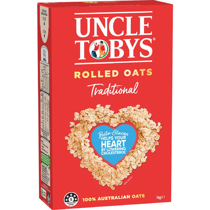 Uncle Tobys Rolled Oats Traditional Porridge 1kg