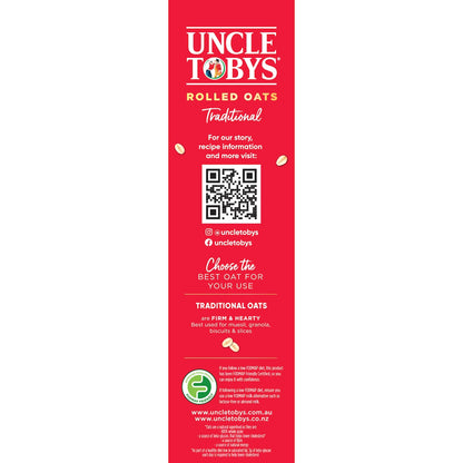 Uncle Tobys Rolled Oats Traditional Porridge 1kg