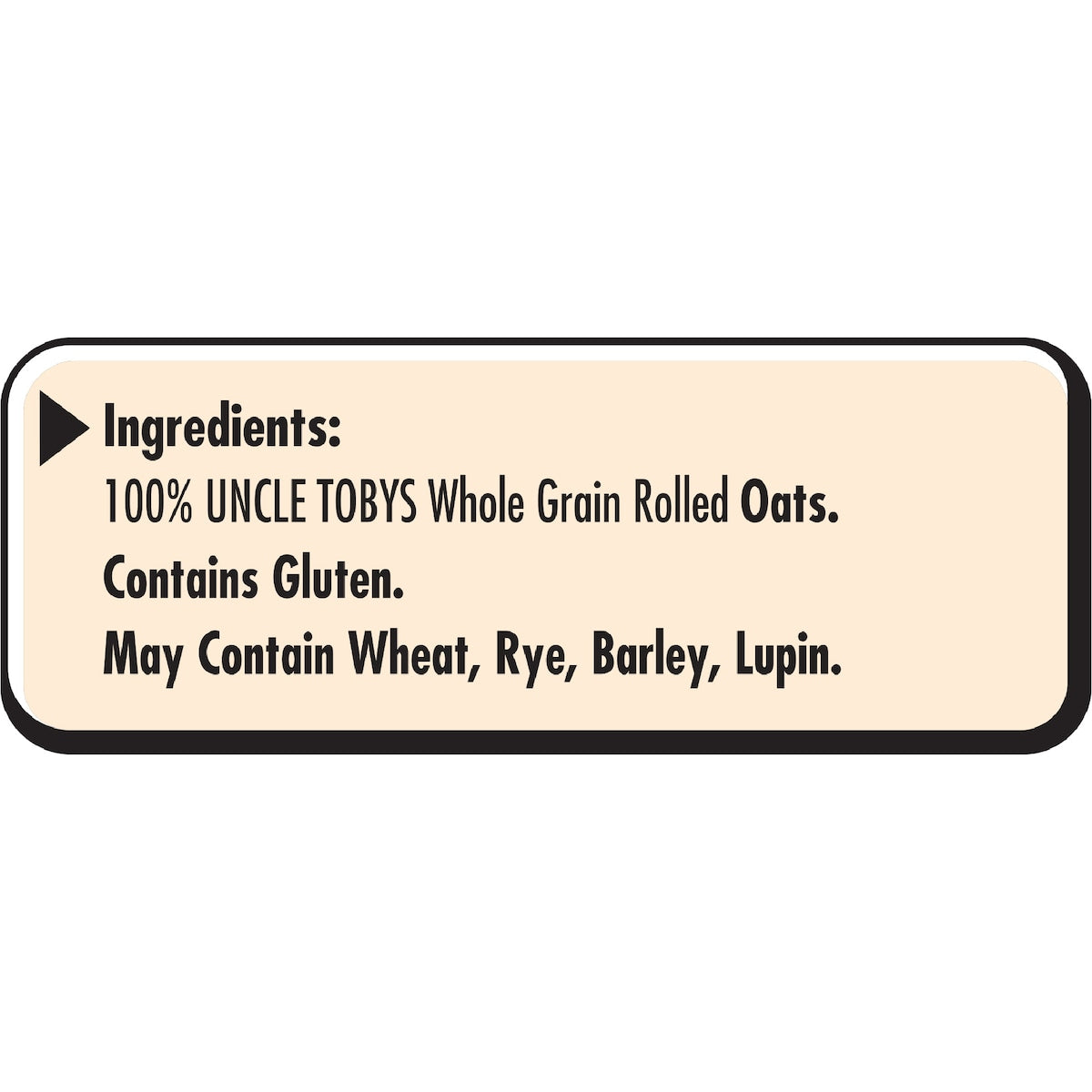 Uncle Tobys Rolled Oats Traditional Porridge 1kg