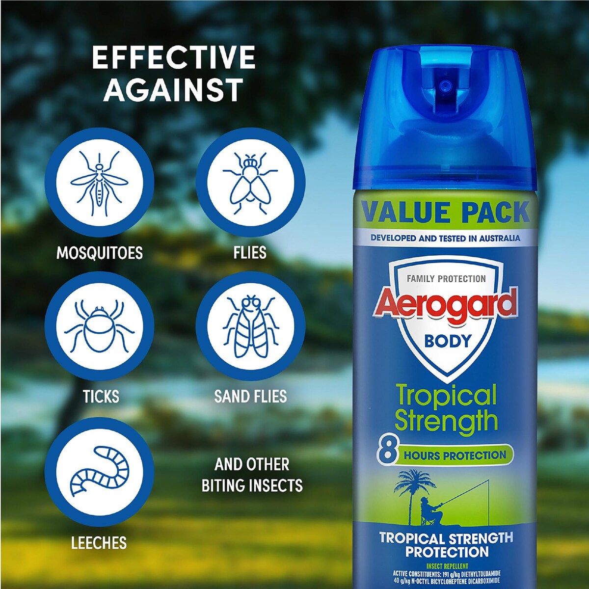 Aerogard Tropical Strength Insect Repellent Spray 300g