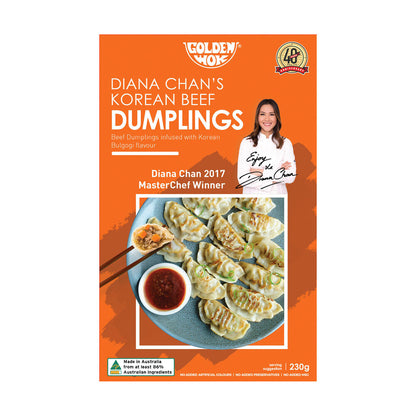 Golden Wok Diana Chan's Korean Beef Dumplings - 230g