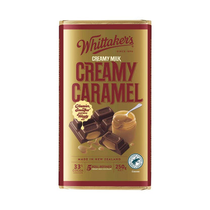 Whittaker's Block Chocolate Milk Creamy Caramel - 250g
