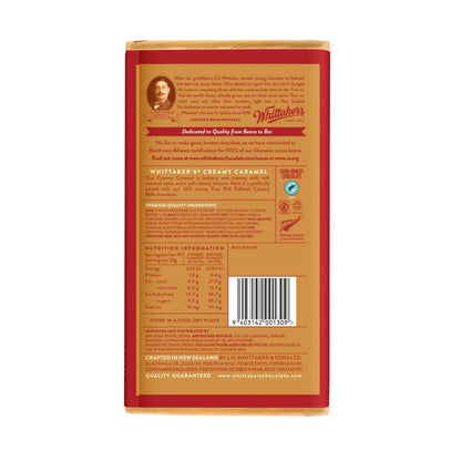 Whittaker's Block Chocolate Milk Creamy Caramel - 250g