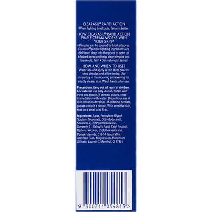 Clearasil Rapid Action Pimple Treatment Cream 15ml