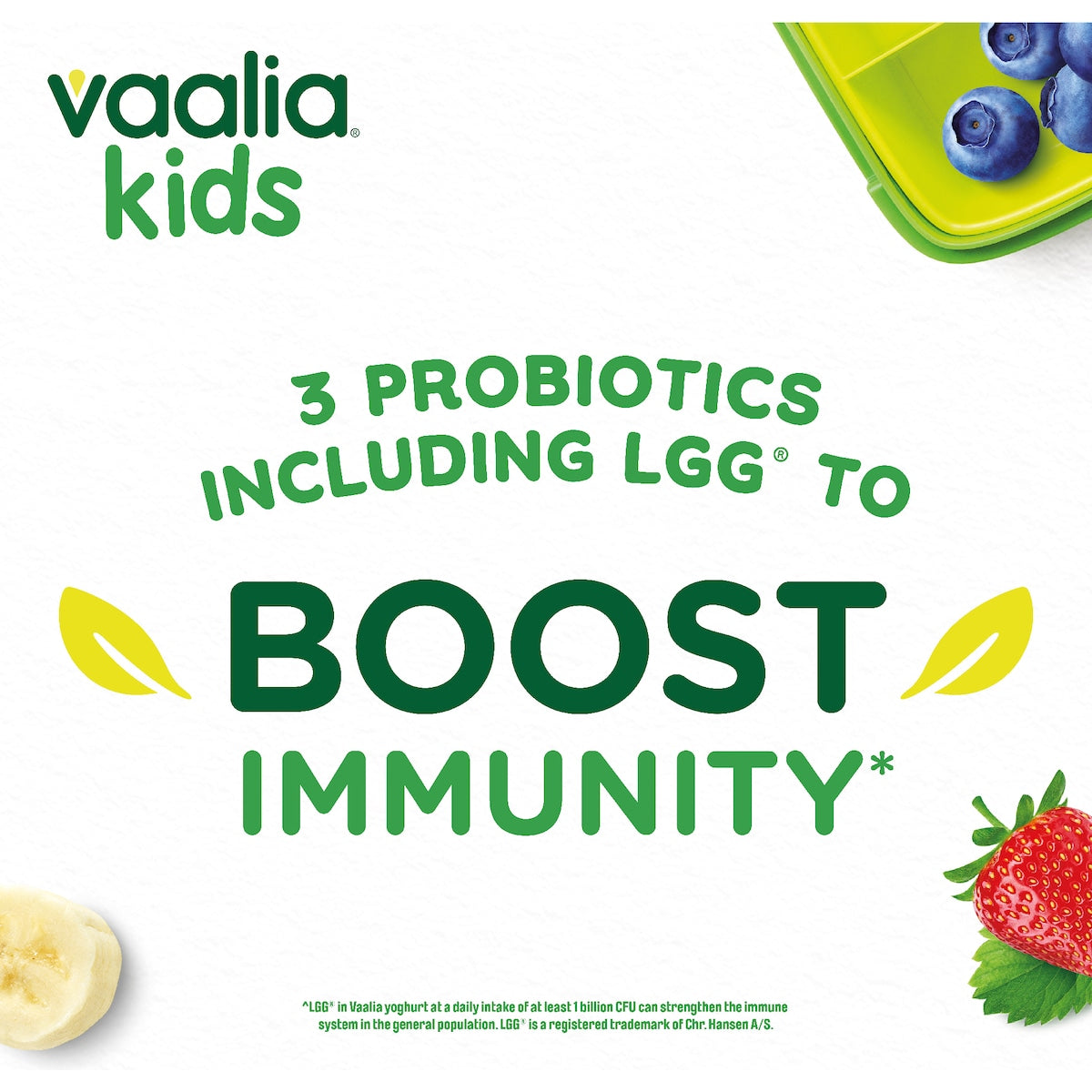 Vaalia Kids Probiotic Yoghurt Pouch Vanilla 140g