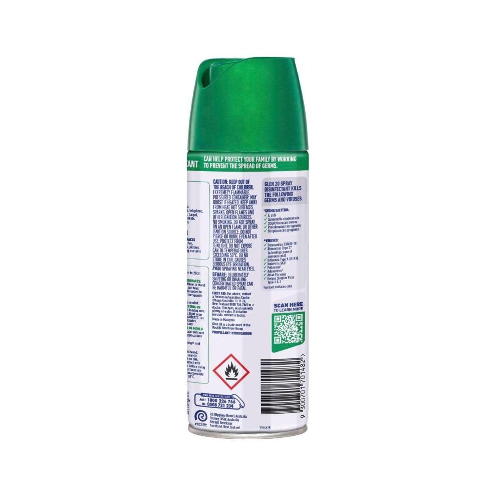 Glen 20 Summer Garden Disinfectant Spray - 300g
