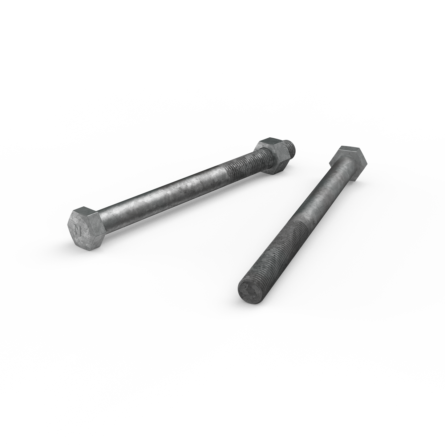 Zenith M16 x 200mm - Hot Dip Galvanised Hex Head Bolts & Nuts