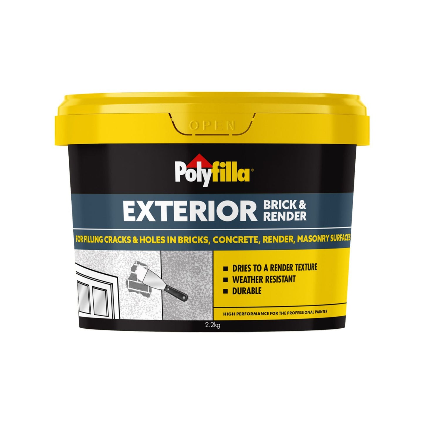 Poly Exterior Masonry Filler - 2.2kg