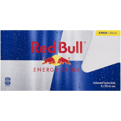Red Bull Energy Drink Cans 250ml X8 Pack