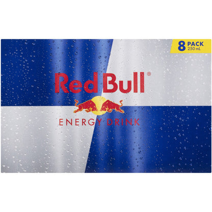 Red Bull Energy Drink Cans 250ml X8 Pack