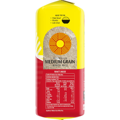 Sunrice Australian White Rice Medium Grain 2kg