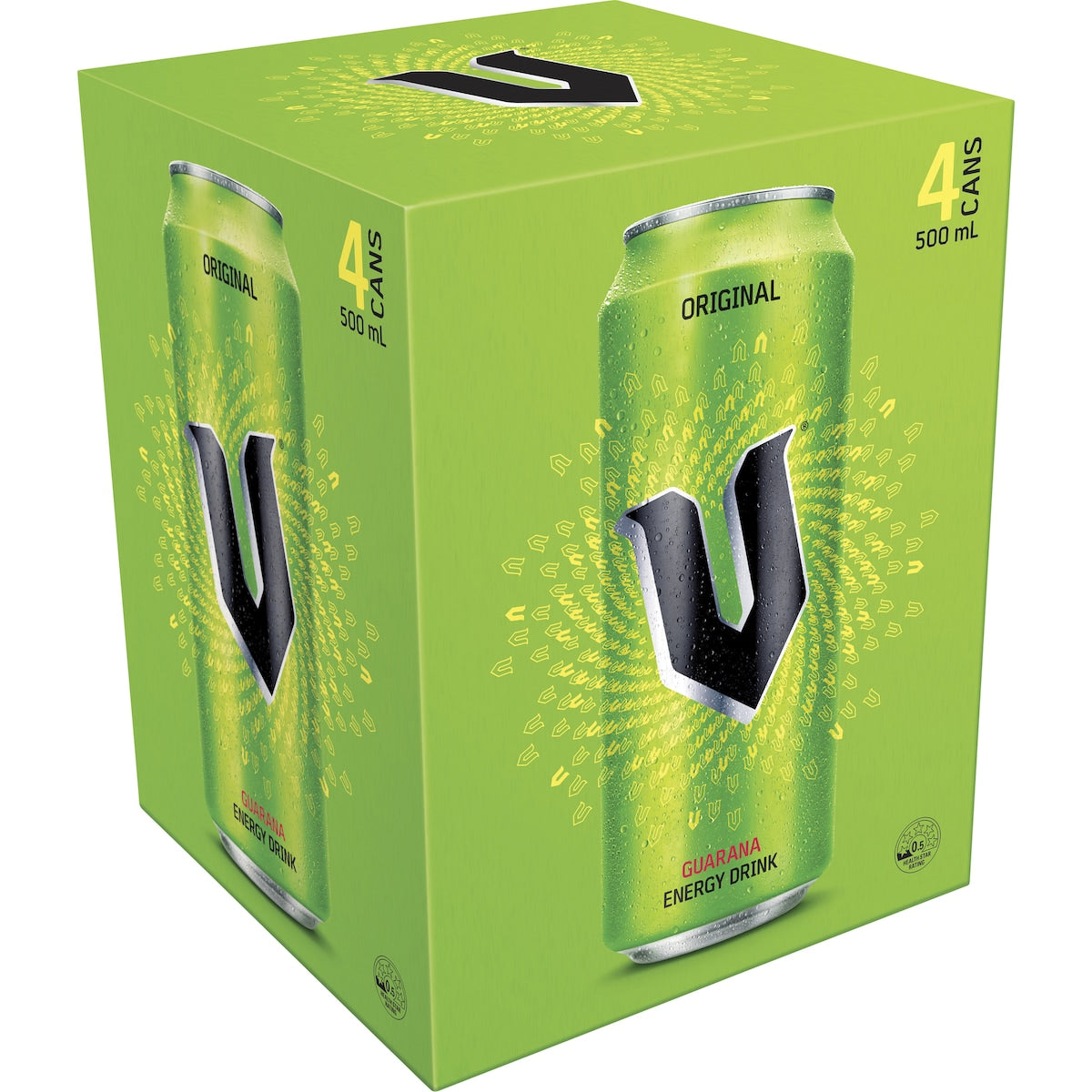 V Energy Drink 500ml X 4 Pack