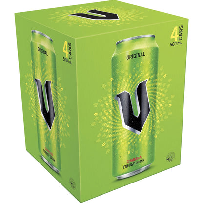 V Energy Drink 500ml X 4 Pack