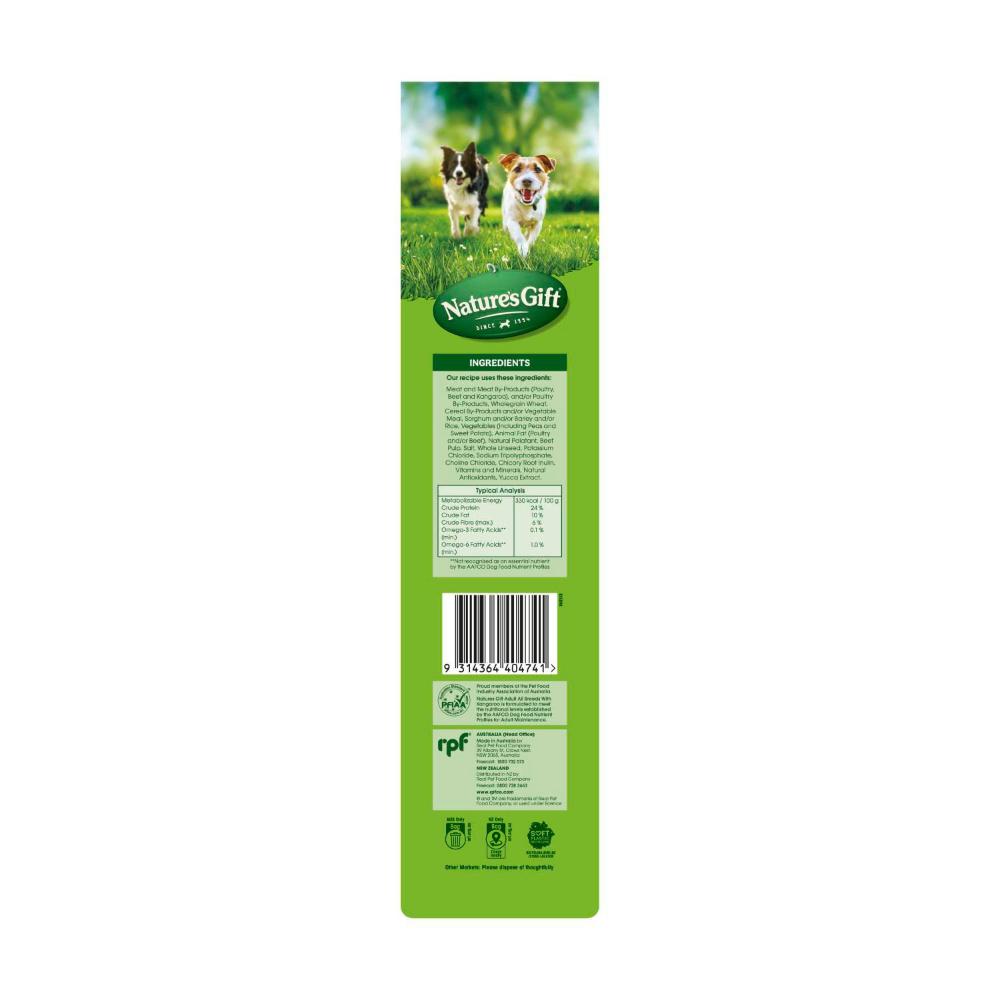 Nature's Gift Adult All Breeds Dry Dog Food With Kangaroo - 6kg
