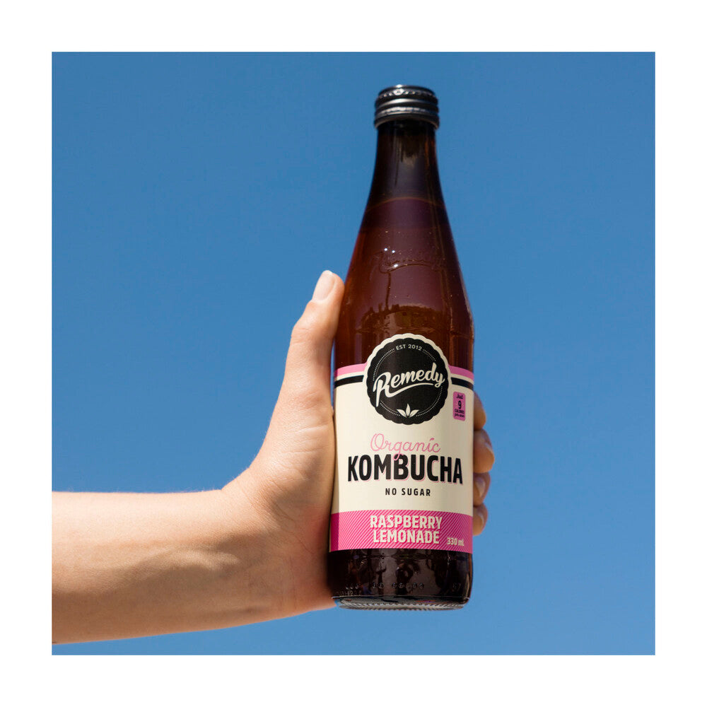 Remedy Kombucha Raspberry Lemonade Drink - 330mL