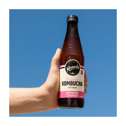 Remedy Kombucha Raspberry Lemonade Drink - 330mL