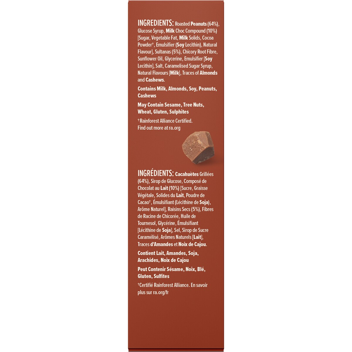 Nice & Natural Nut Bar Chocolate 6 Pack
