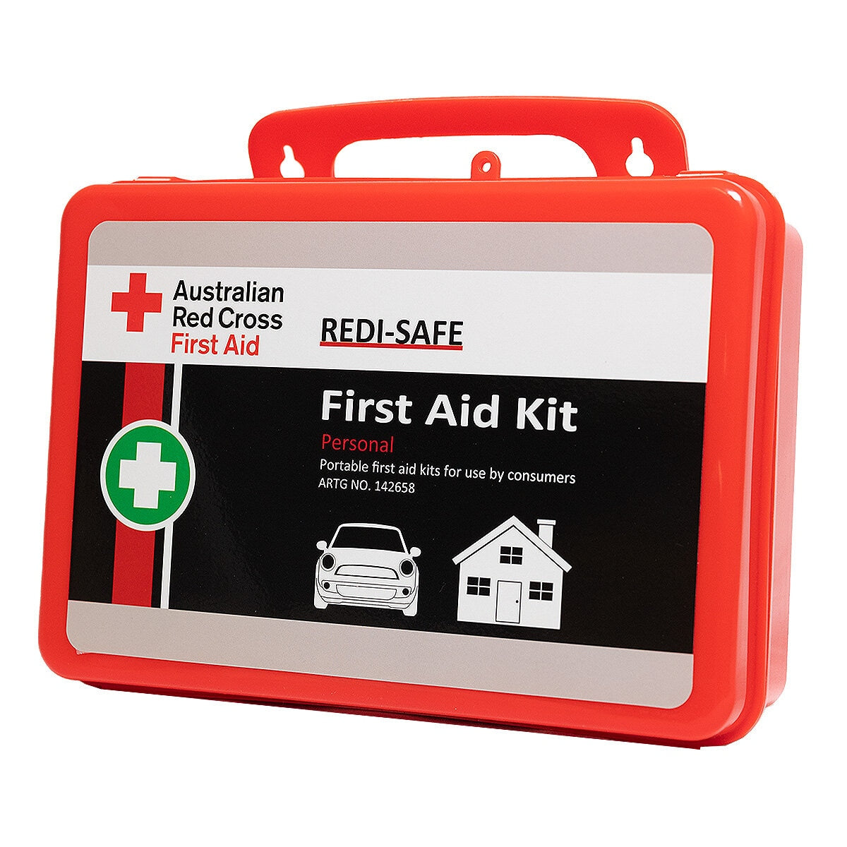 Australian Red Cross Redi-Safe Personal First Aid Kit CCAFAK3W Red