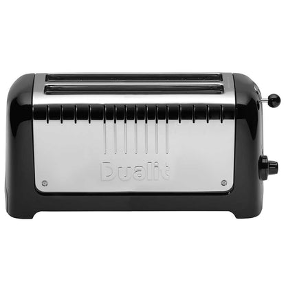 Dualit Long Slot Lite Toaster DU46030 Black Stainless Steel 260mm