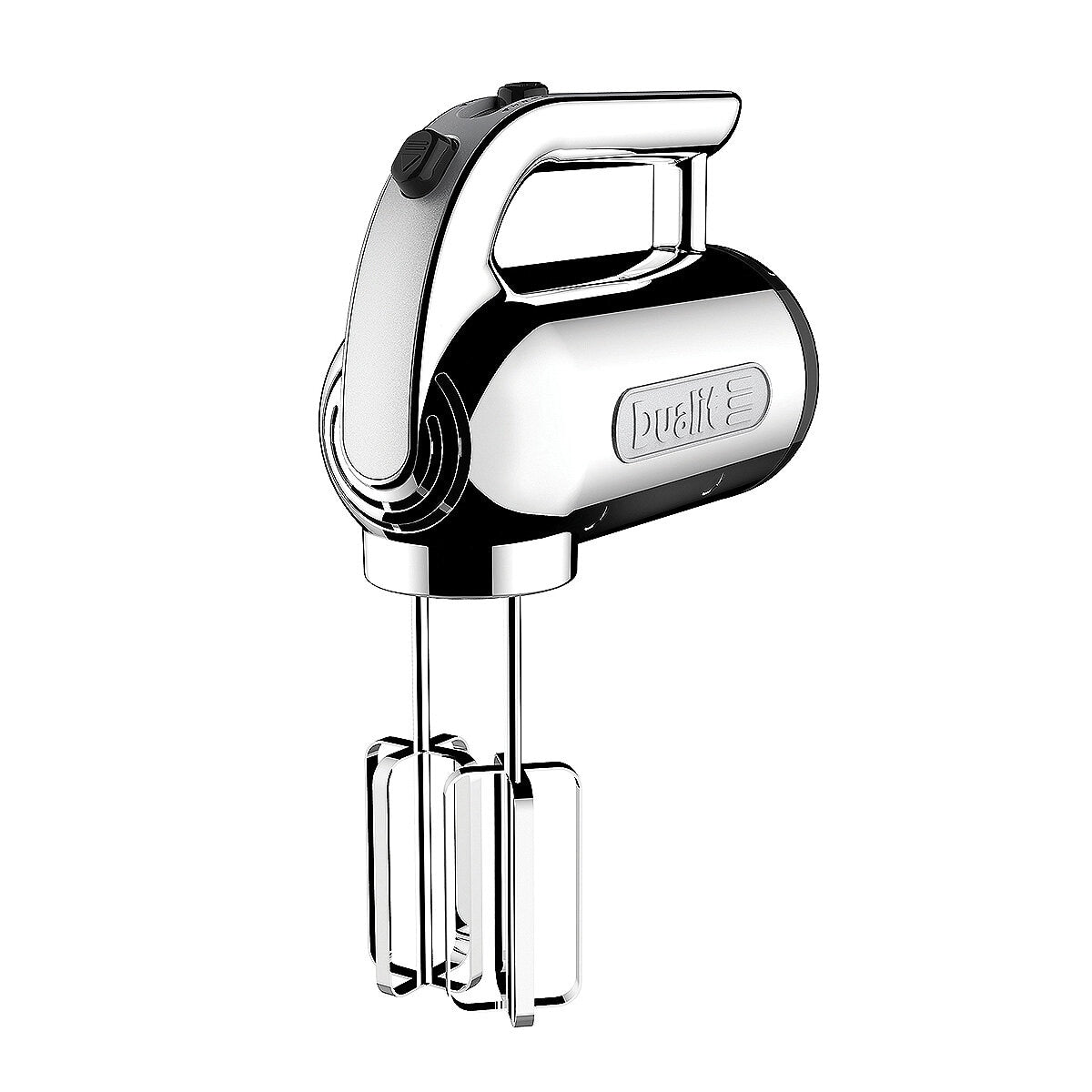 Dualit Hand Mixer 400W DU89360 Powerful 4-Speed Kitchen Tool with Flat Beaters, Dough Hooks, and Balloon Whisk