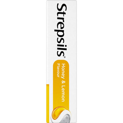 Strepsils Sore Throat Antibacterial Lozenge Honey & Lemon 16 Pack