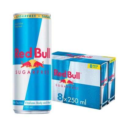 Red Bull Sugar Free Energy Drink 8x250mL - 8 pack