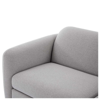 Fresh Industries 2.5 Seater Fabric Sofa with Removable Seat Cushions & Attached Back Cushion