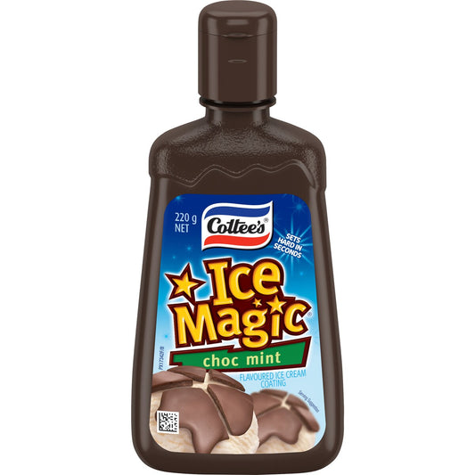 Cottees Ice Magic Choc Mint Ice Cream Topping 220g