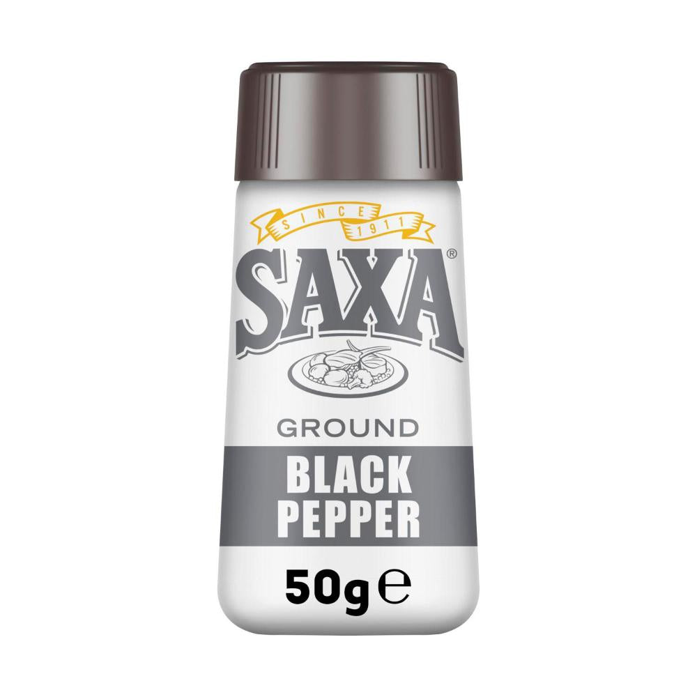 Saxa Ground Black Pepper - 50g