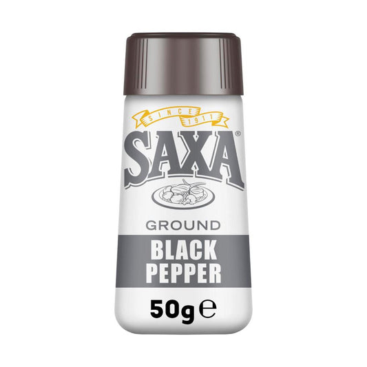 Saxa Ground Black Pepper - 50g