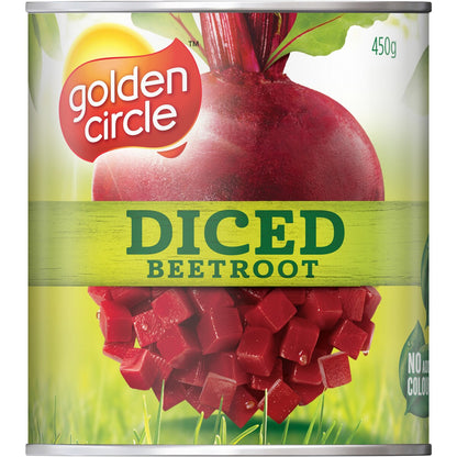 Golden Circle Canned Vegetables Diced Beetroot Cans 450g