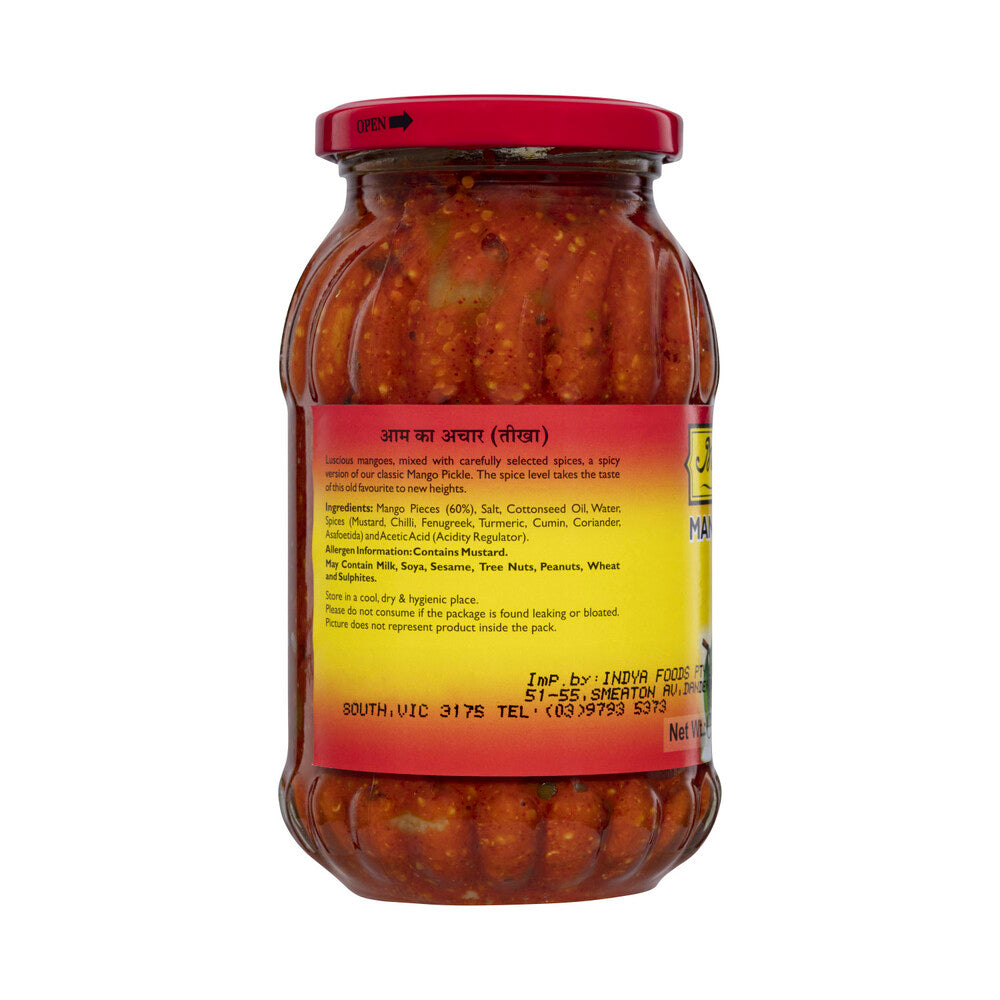 Mother's Recipe Mango Pickle Hot - 500g