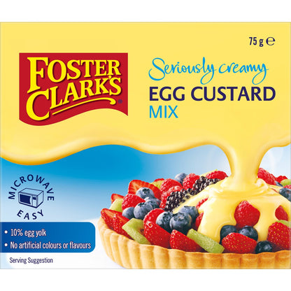 Foster Clark's Seriously Creamy Egg Custard Powder Mix 75g