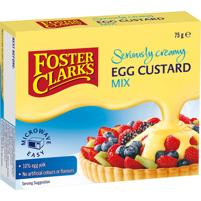 Foster Clark's Seriously Creamy Egg Custard Powder Mix 75g