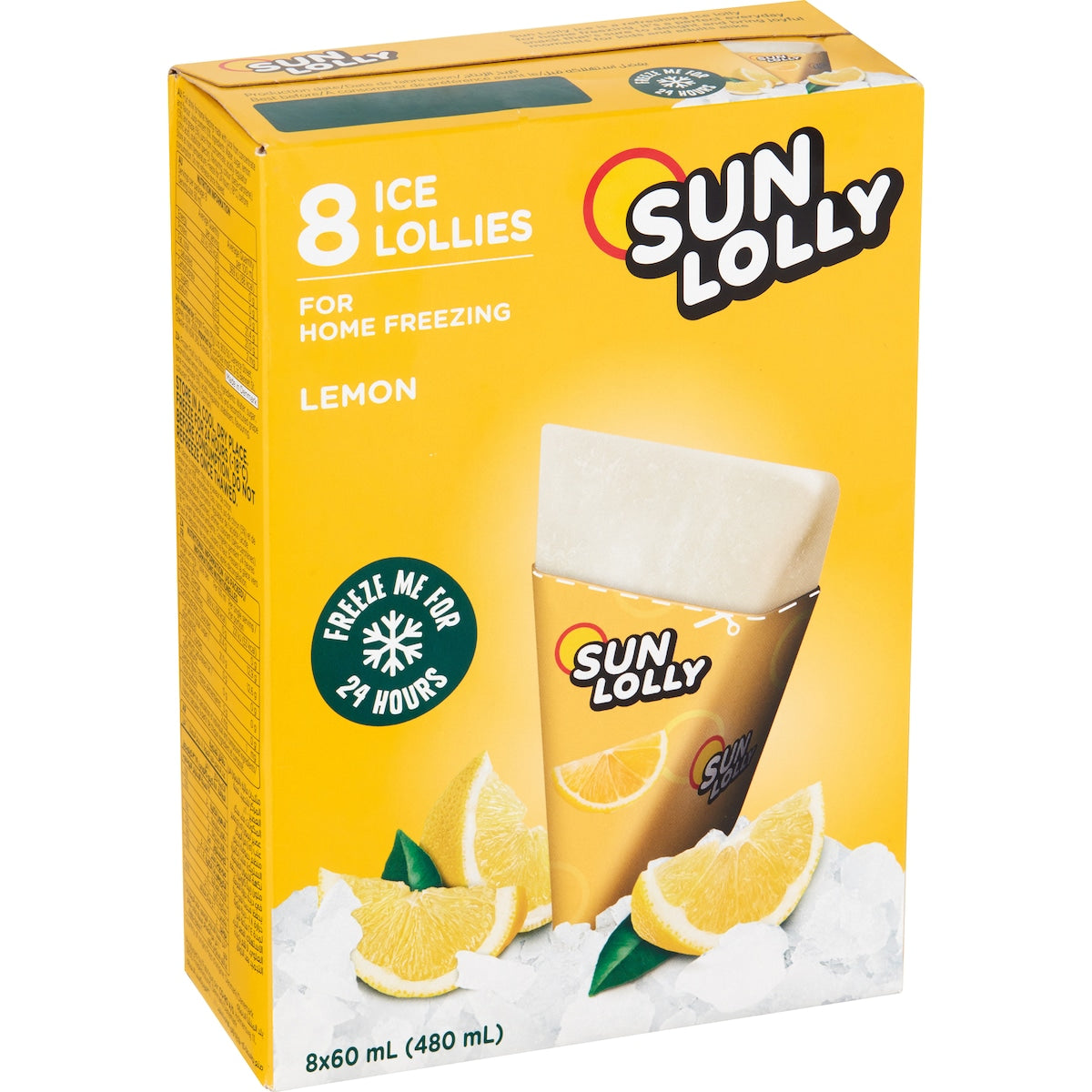 Sun Lolly Lemon 8 Pack