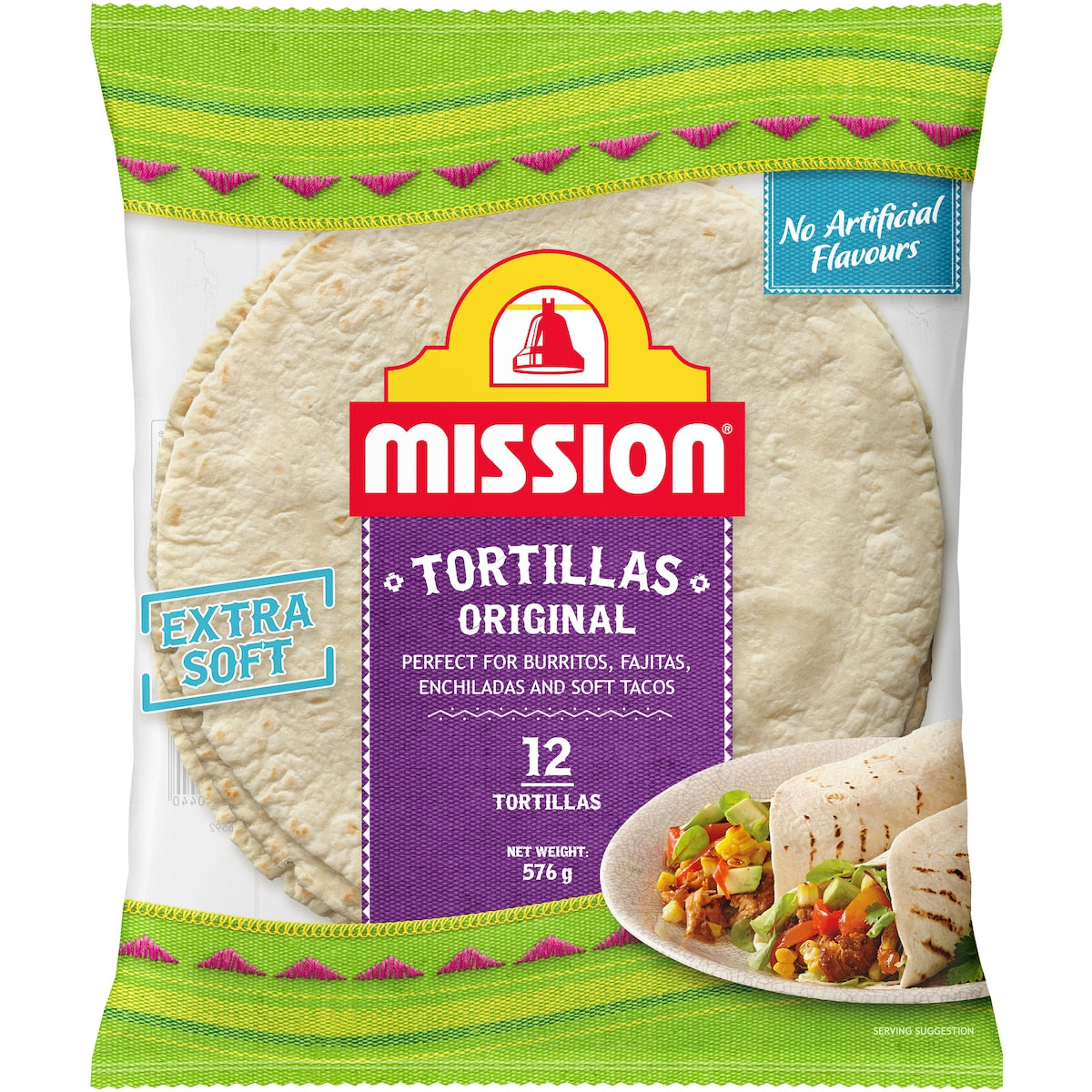 Mission Original Tortillas 12 pack