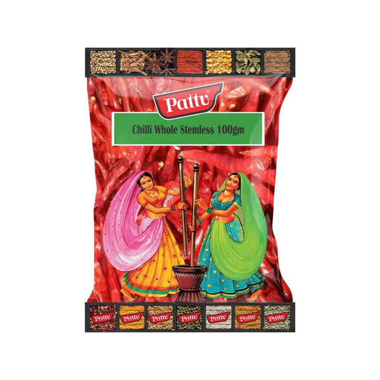 Pattu Chilli Whole Stemless - 100g