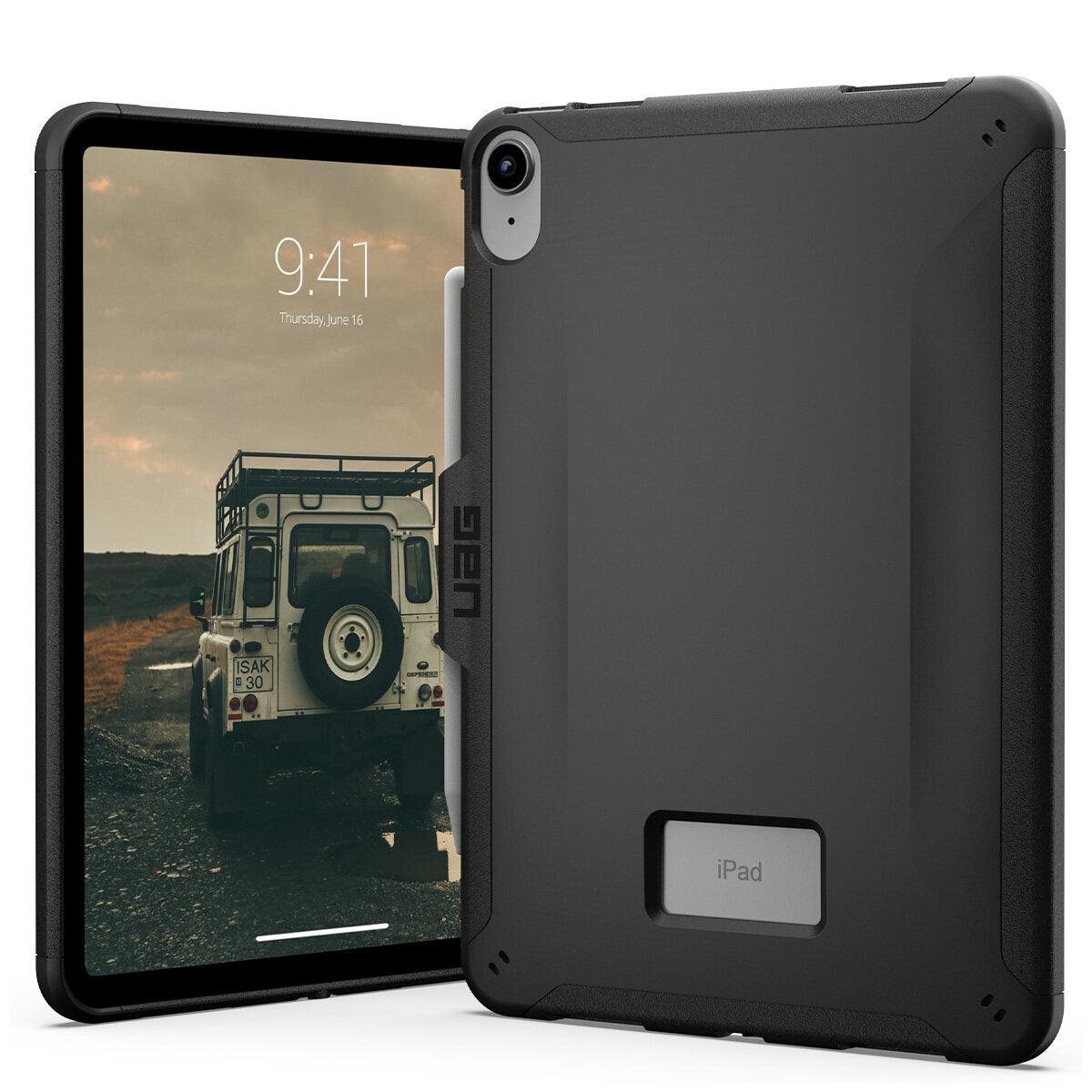 UAG Scout Rugged Case for iPad 10th Gen Black Kickstand Strap 12339HB14040