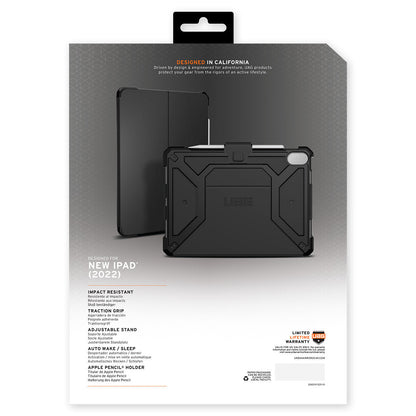 UAG Metropolis SE iPad 10th Gen Folio Rugged Case Black